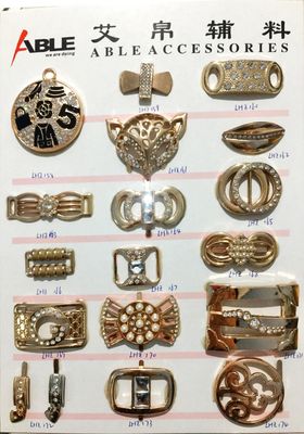 China Decoratieve Zilveren de Schoengesp van het Kleuren Kleine Metaal, de Klemmen A11 A12 van de Kledingsschoen leverancier
